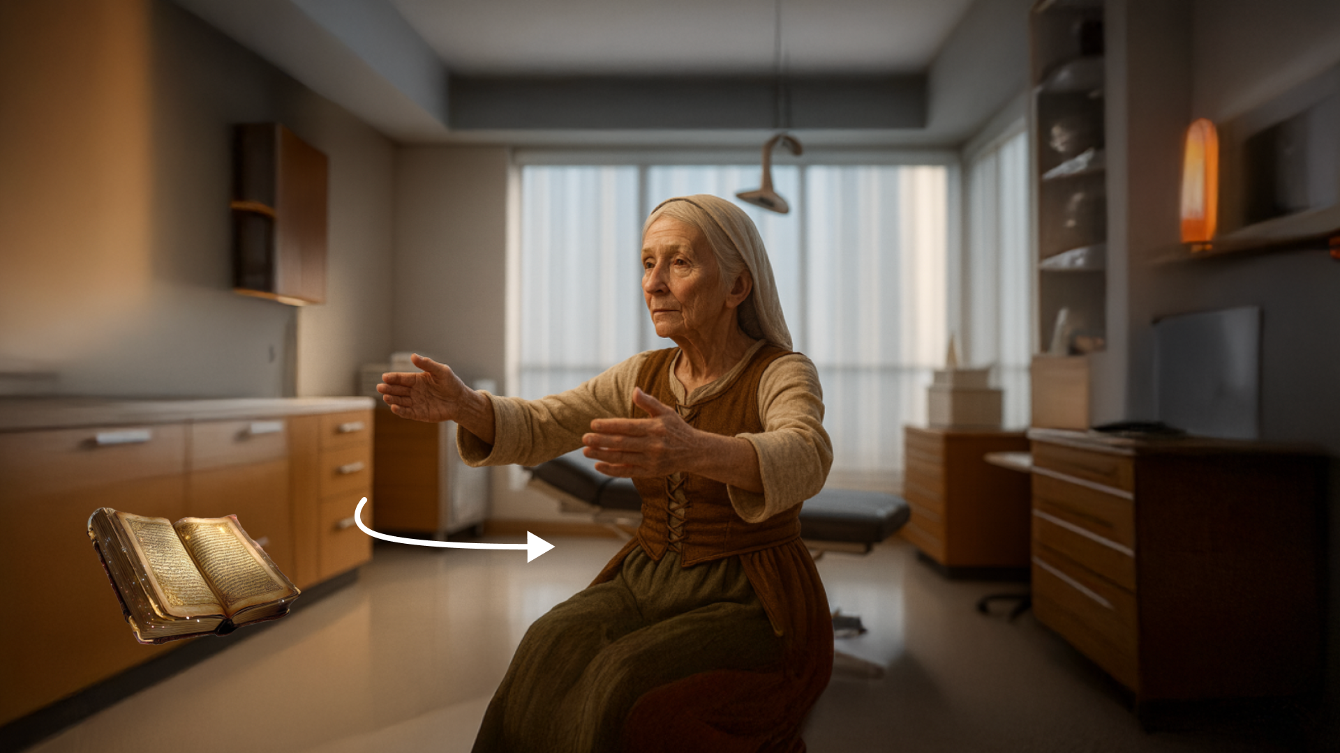 Healthcare Professional Using VR